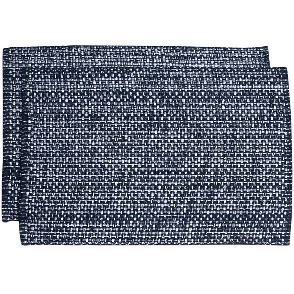 100-percent Cotton Two-tone Placemats (Set of 2， 4 or 6)