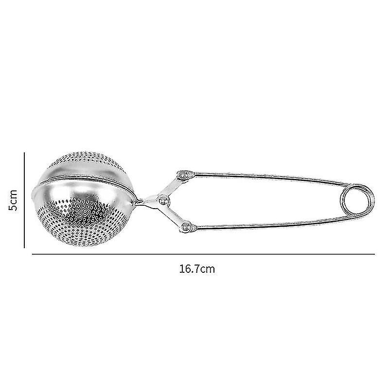 Stainless Steel Tea Strainer， Portable Infuser Mesh Tea Ballgold