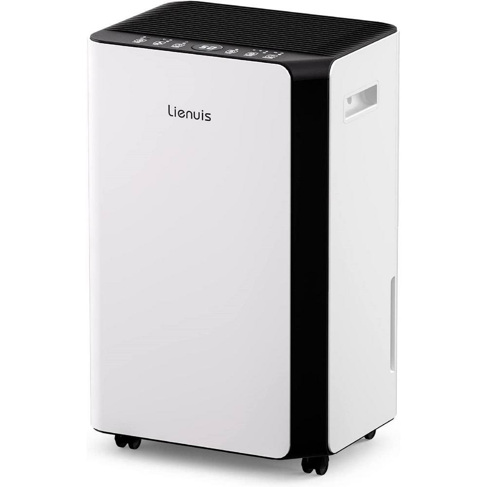 45. pt. 3500 sq. ft. Dehumidifier in White with Smart Dry for Bedroom Basement or Damp Rooms up to ENERGY STAR W-SPU-080