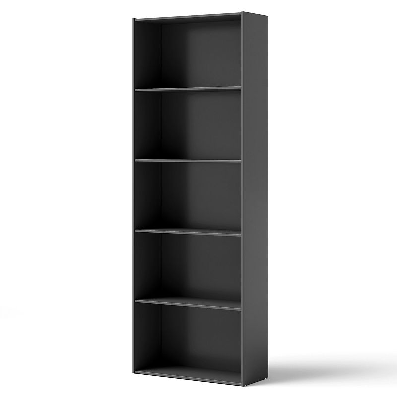 5-Shelf Storage Bookcase Modern Multi-Functional Display Cabinet Furniture