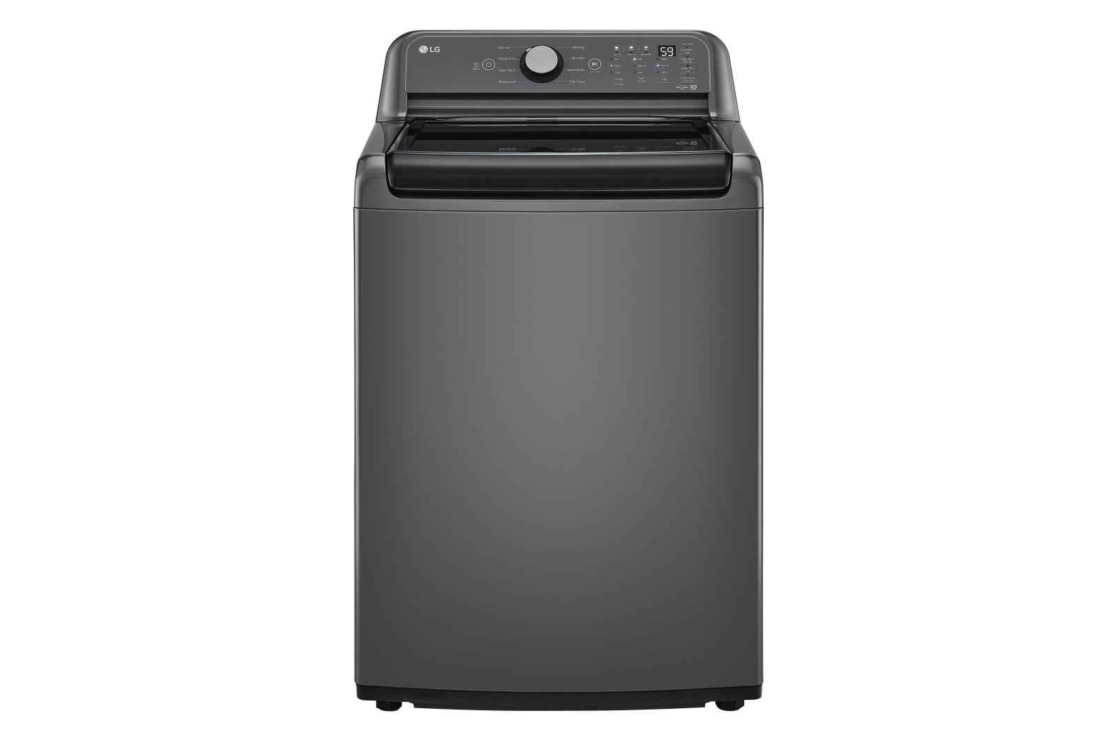 Lg WT7150CM 5.0 Cu. Ft. Top Load Energy Star Washer With Impeller, Turbodrum™, Slamproof® Glass Lid, & Water Plus