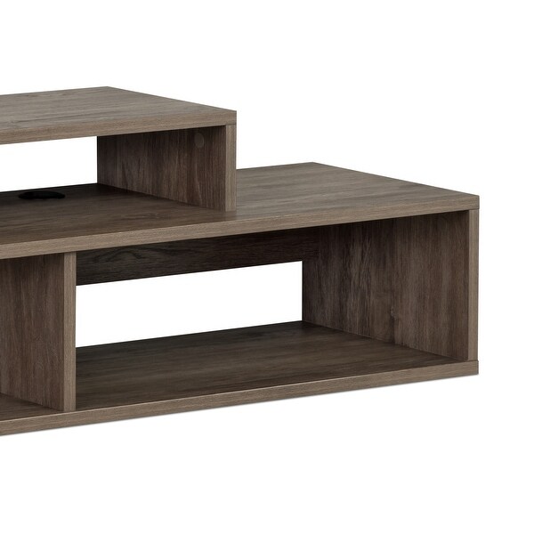 Prepac Modern Wall Mounted Media Console and Storage Shelf - 58