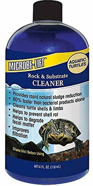 Microbe-Lift Aquatic Turtle Rock and Substrate Cleaner， 4-oz bottle