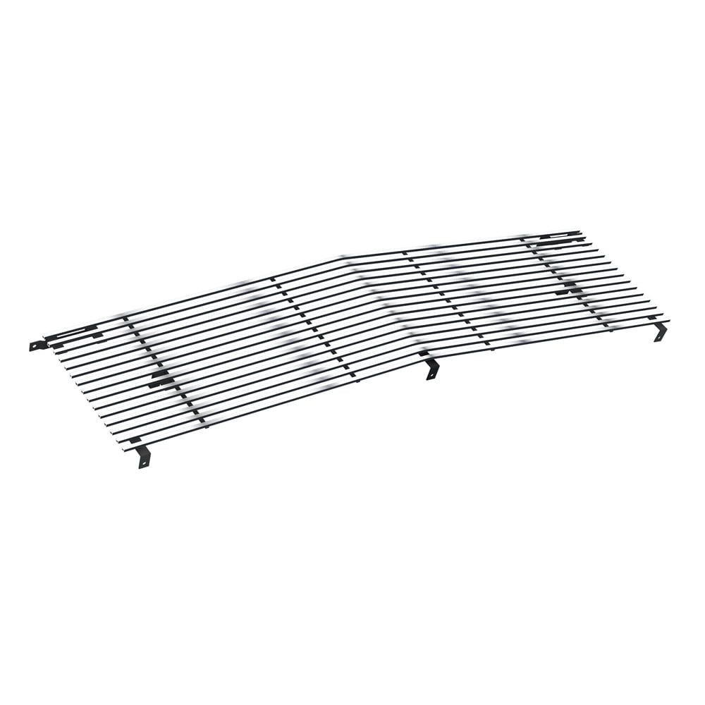 APS Premium Stainless Steel Chrome Billet Grille Compatible with Chevy GMC C K Pickup 1981-1987 and 81-88 Blazer Suburban Jimmy with Stacked Lights Main Upper N19-C20058C