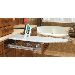 Rev-A-Shelf Vanity Cabinet Pull-Out Ironing Board 4 in. H x 21 in. W x 19.86 in. D VIB-20CR