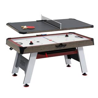 HALL OF GAMES 66 in. Air Powered Hockey with Table Tennis Top AH066Y23003