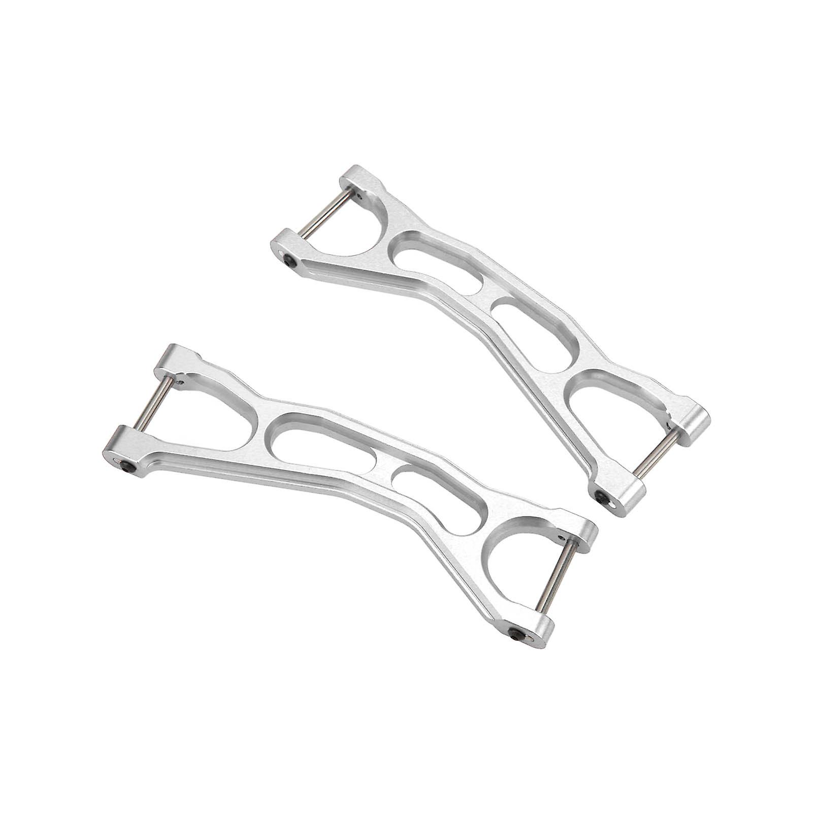 2pcs Rc Metal Front Rear Upper Suspension Arms For Traxxas 1/5 Rc Car Upgrade Partssilver