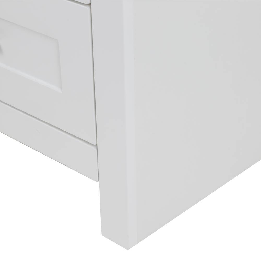 Home Decorators Collection Craye 30 in. W x 21.6 in. D x 34 in. H Bath Vanity Cabinet without Top in White CY30-WH