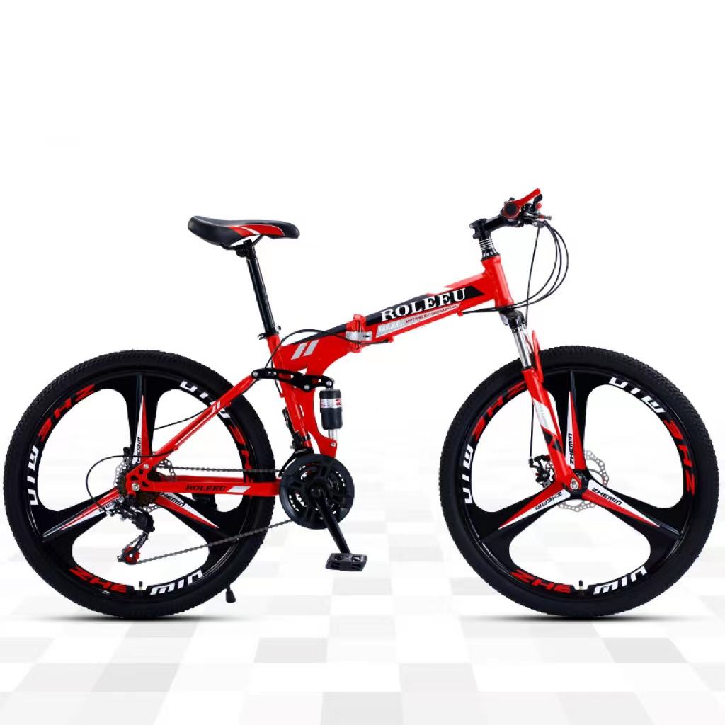 2023 Foldable cycle 26 Inch Disc Brake  Folding Mountain Bike Bicycle OEM Bicicleta Mtb Gear Cycle Mountain Bikes