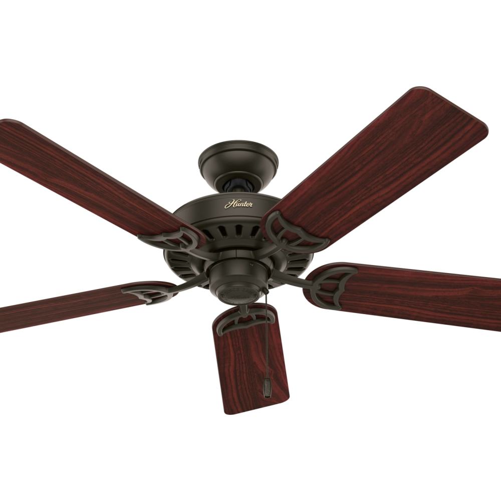 Hunter Studio Series Ceiling Fan 52 New Bronze Cherry/Walnut ;