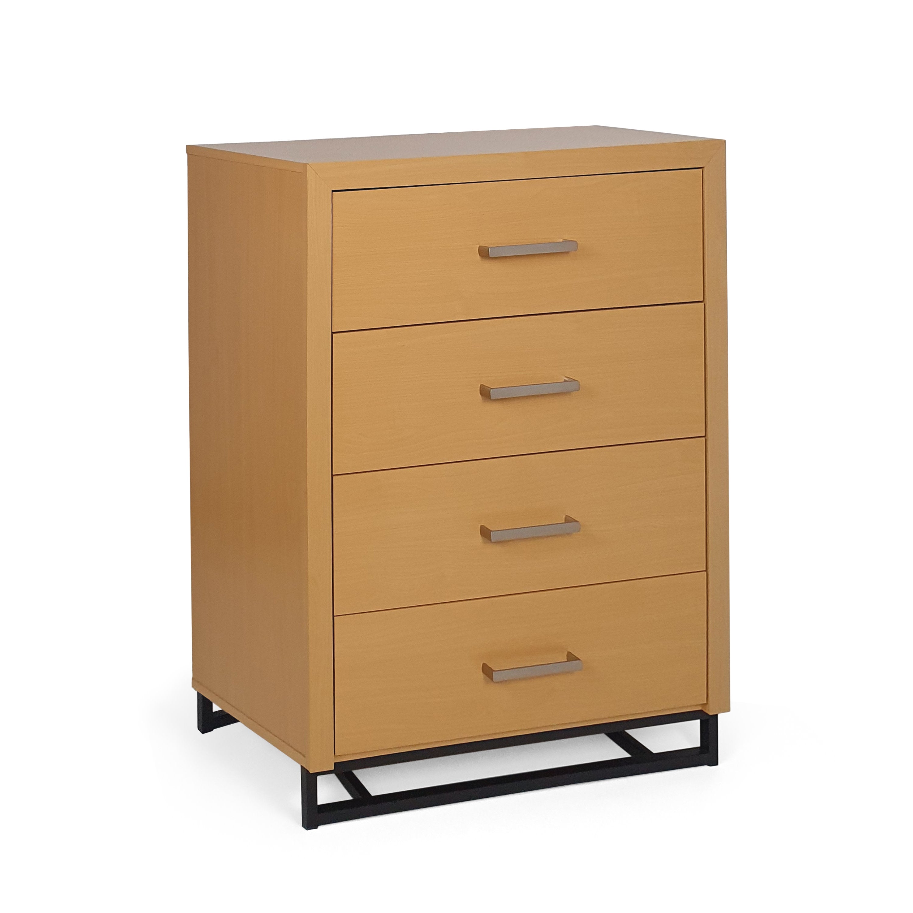 Borah Contemporary Faux Wood 4 Drawer Dresser