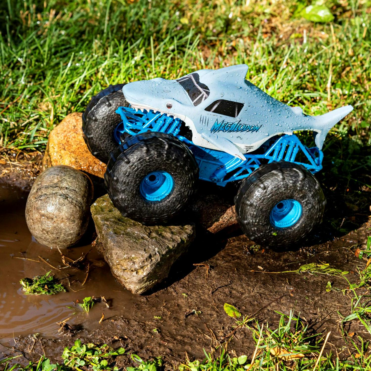 Monster Jam Official Megalodon Storm AllTerrain Remote Control Monster Truck Toy Vehicle 1:15 Scale  Crowdfused