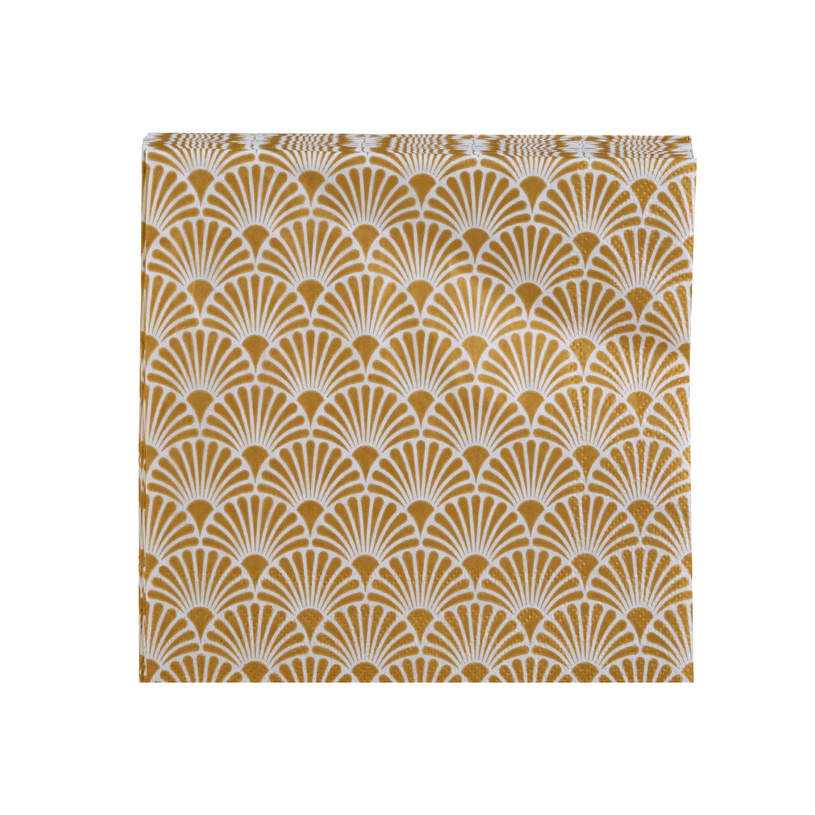 Karaca Art Deco Gold / White Napkin 153.19.01.1230