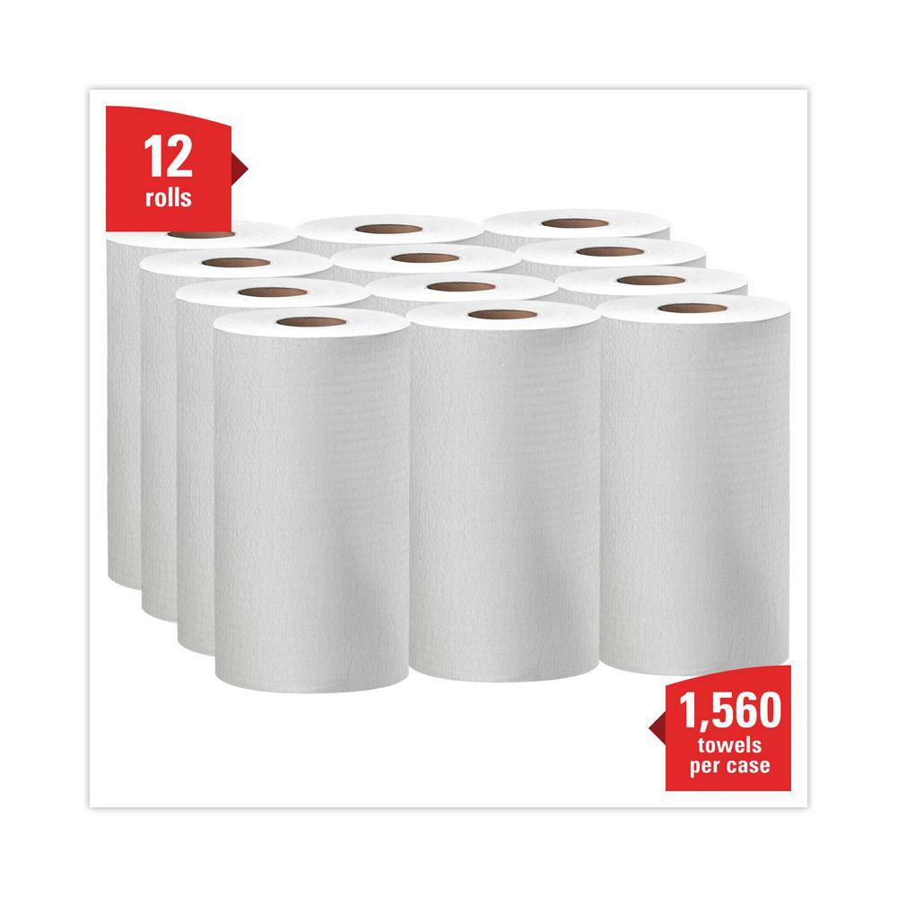 WYPALL (9) 45 in. x (13) 25 in. 60 Wipes Small Roll in White (130-Count) KCC35401