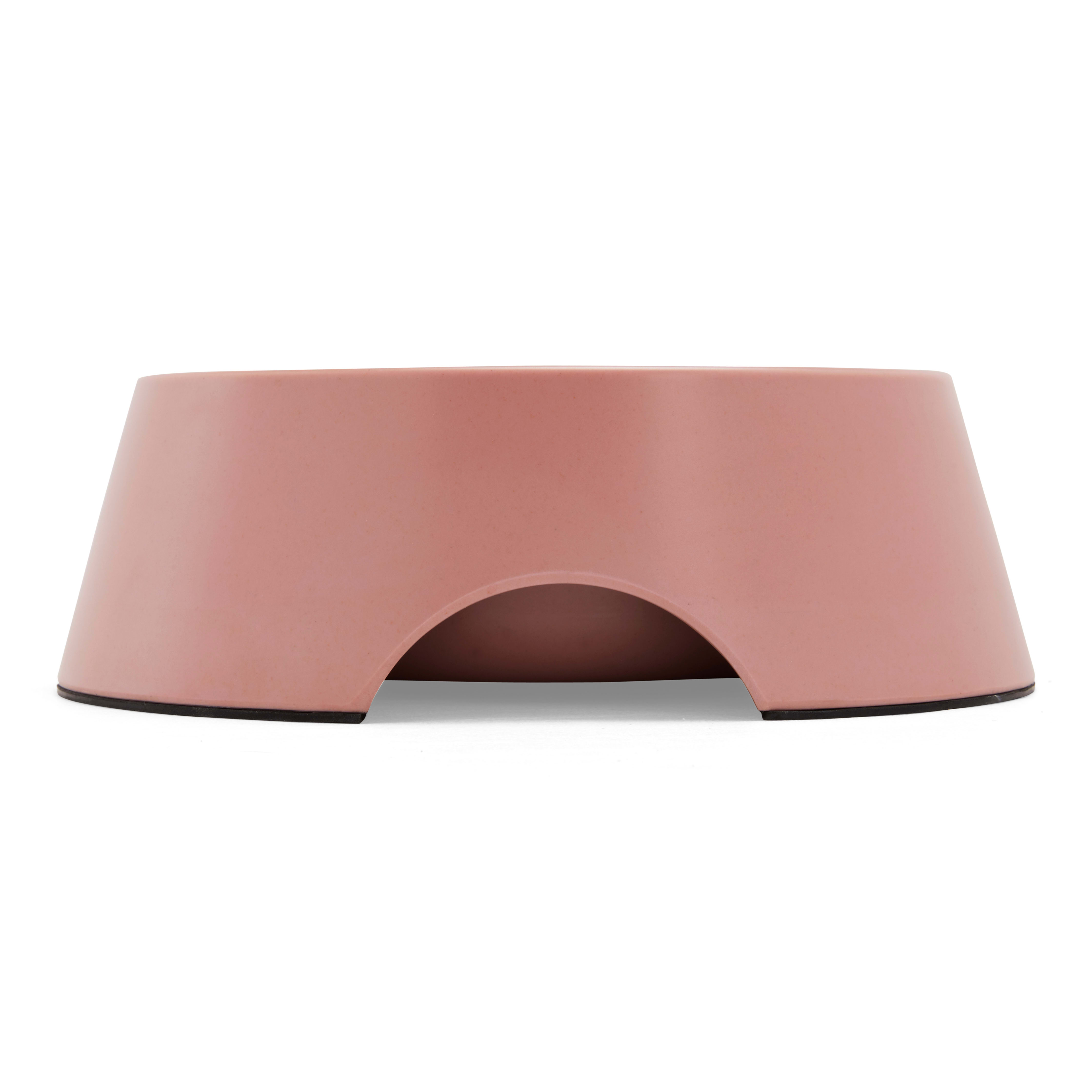 EVERYYAY Dining In Mauve amp; Bamboo Dog Bowl， 1.75 Cups