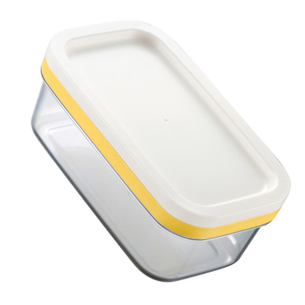 Dido Butter Box with Lid Stainless Steel Dish Cheese Slicing Fresh Keeping Sealed Rectangle Storage Container