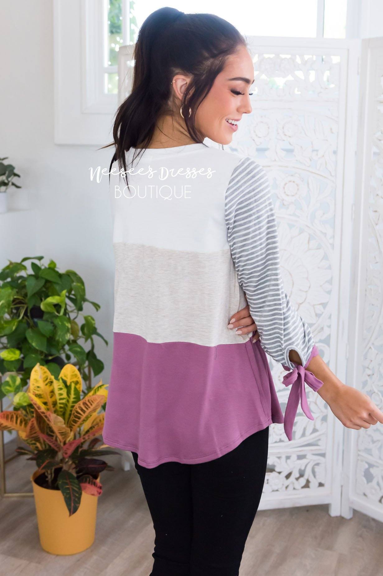 Express Yourself Modest Block Top