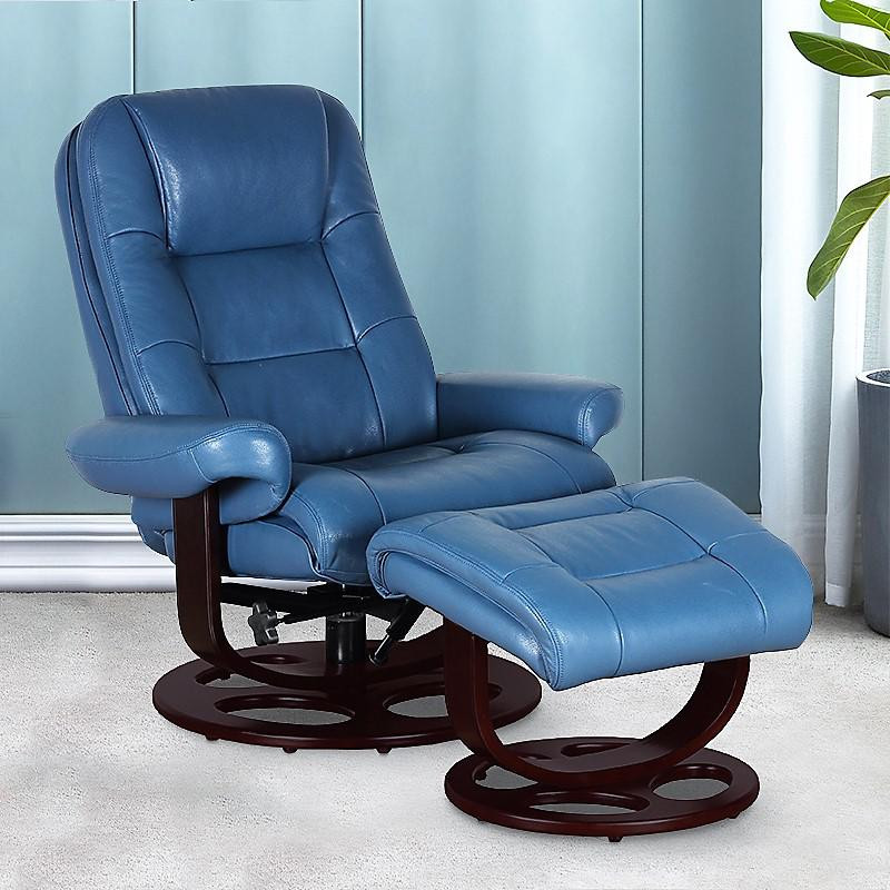 Jacque Swivel Pedestal Recliner w/Ottoman   Contemporary   Recliner Chairs   by BisonOffice  Houzz