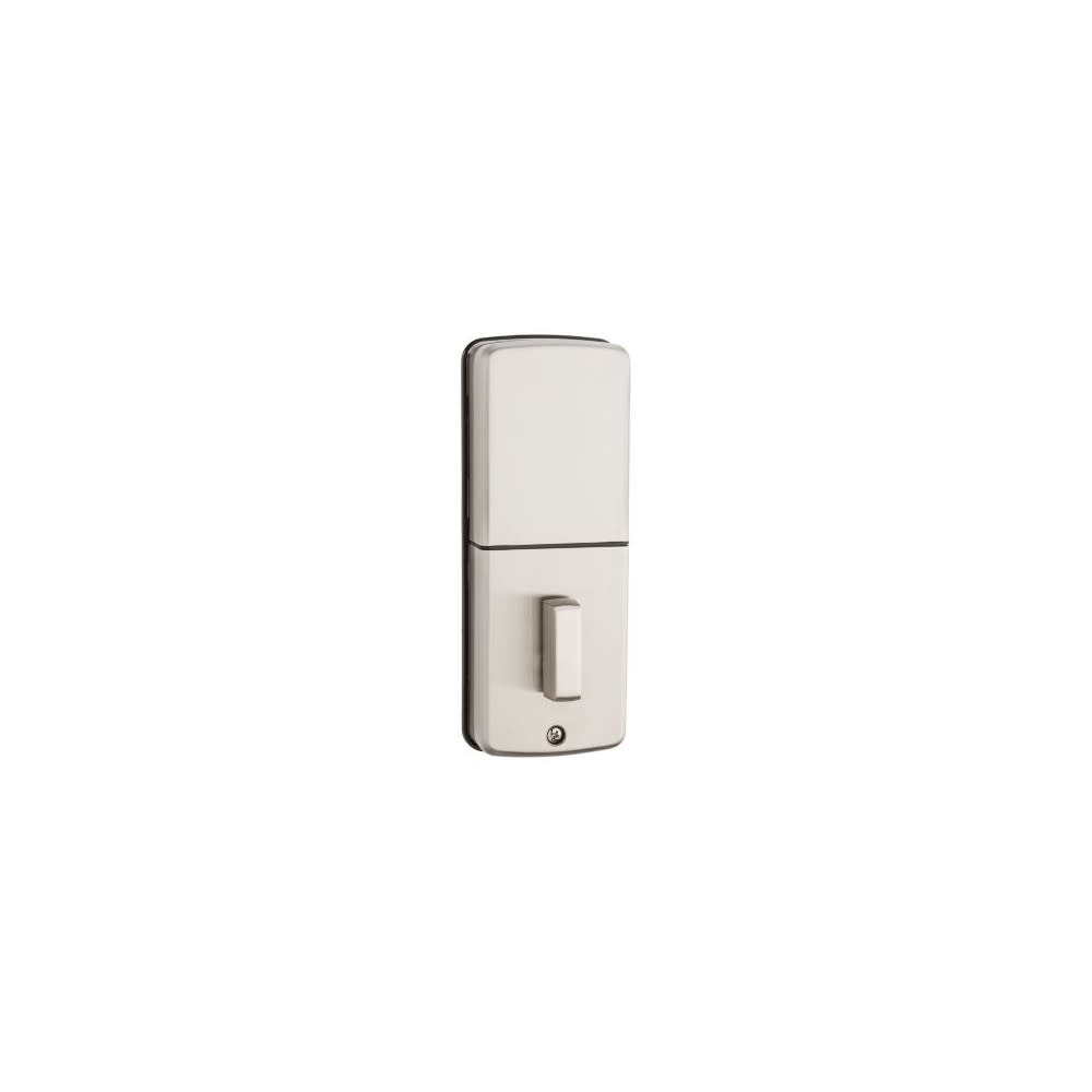 Satin Nickel Keyed One Side Powerbolt 2 Electronic Deadbolt ;