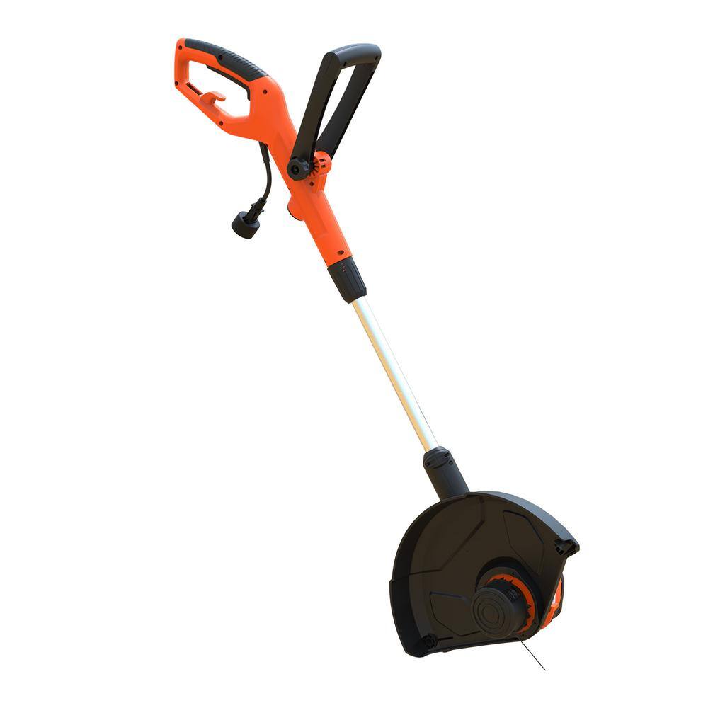 YARD FORCE 15 in. 5.5 Amp Corded Electric High-Performance Dual-Line 2-in-1 String Trimmer and Lawn Edger with Bonus PPE Kit YF5515LT