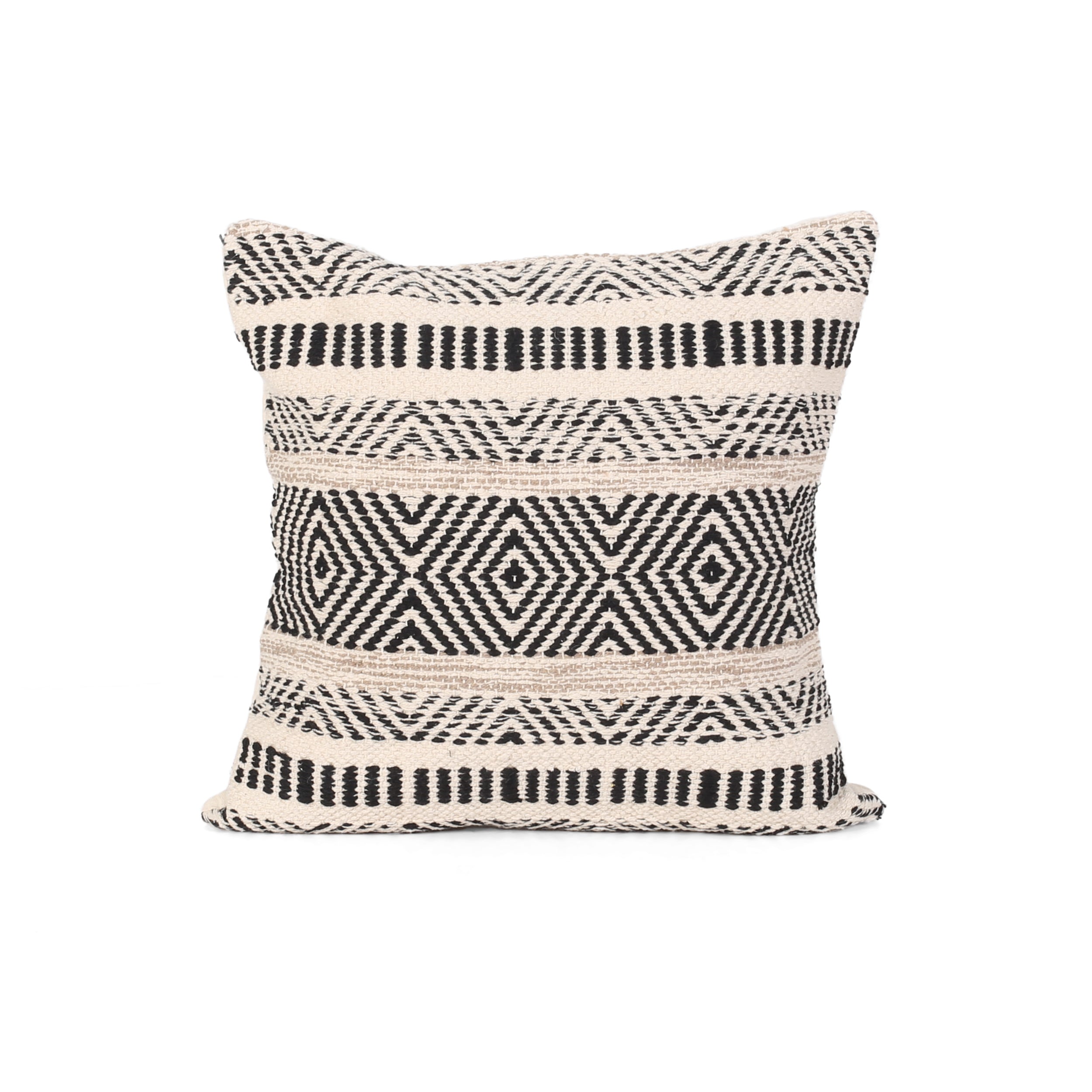 Tannen Boho Cotton Throw Pillow (Set of 2)