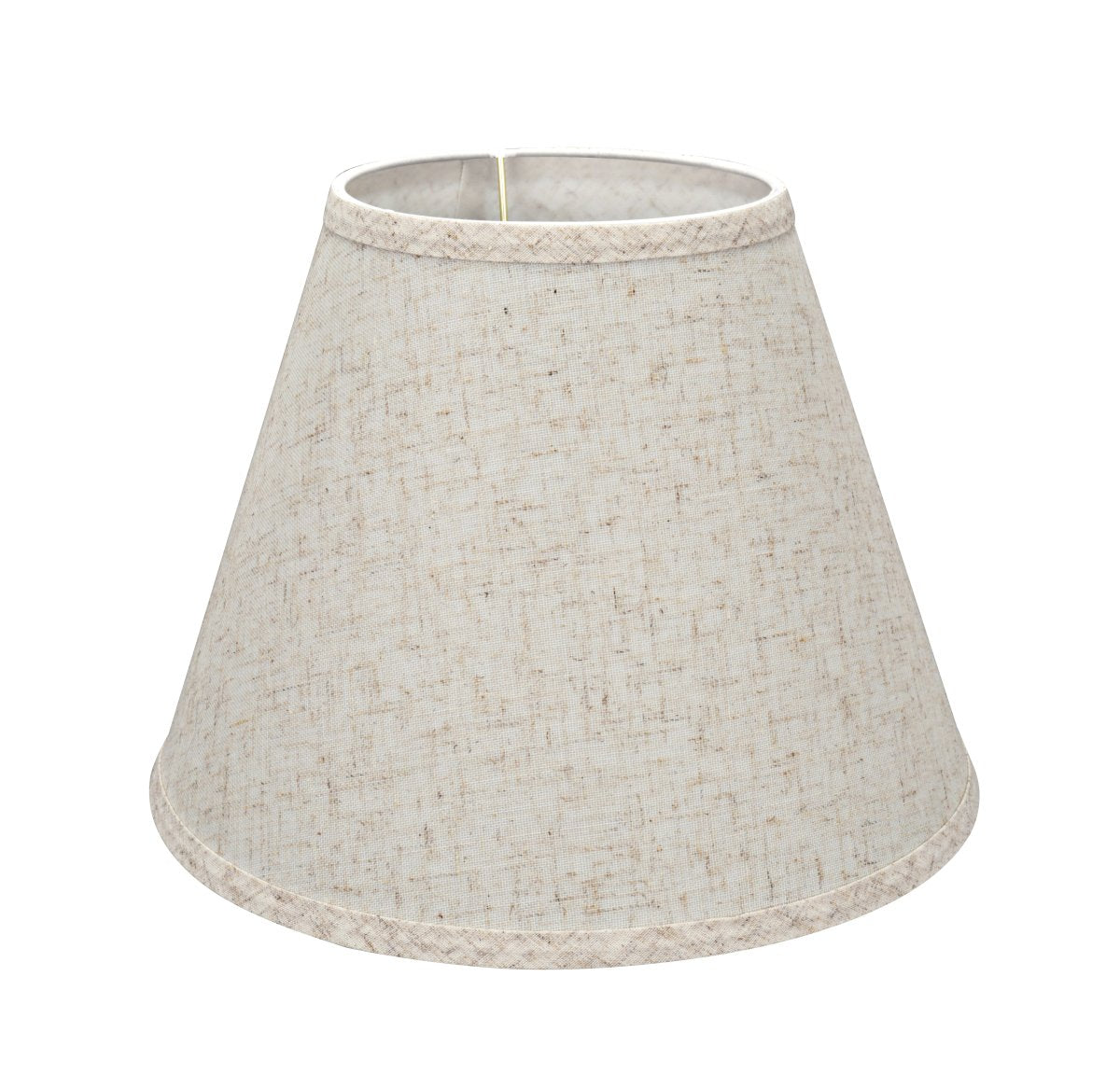 Aspen Creative 58877 Transitional Hardback Empire Shape UNO Construction Lamp Shade in Flaxen， 12