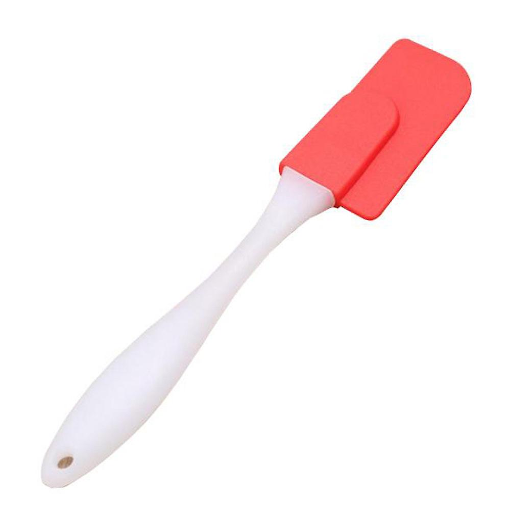 Food Grade Silicone Spatulas Butter Cream Scraper Mixer Cake Baking Mixing Kitchen Tool(red)