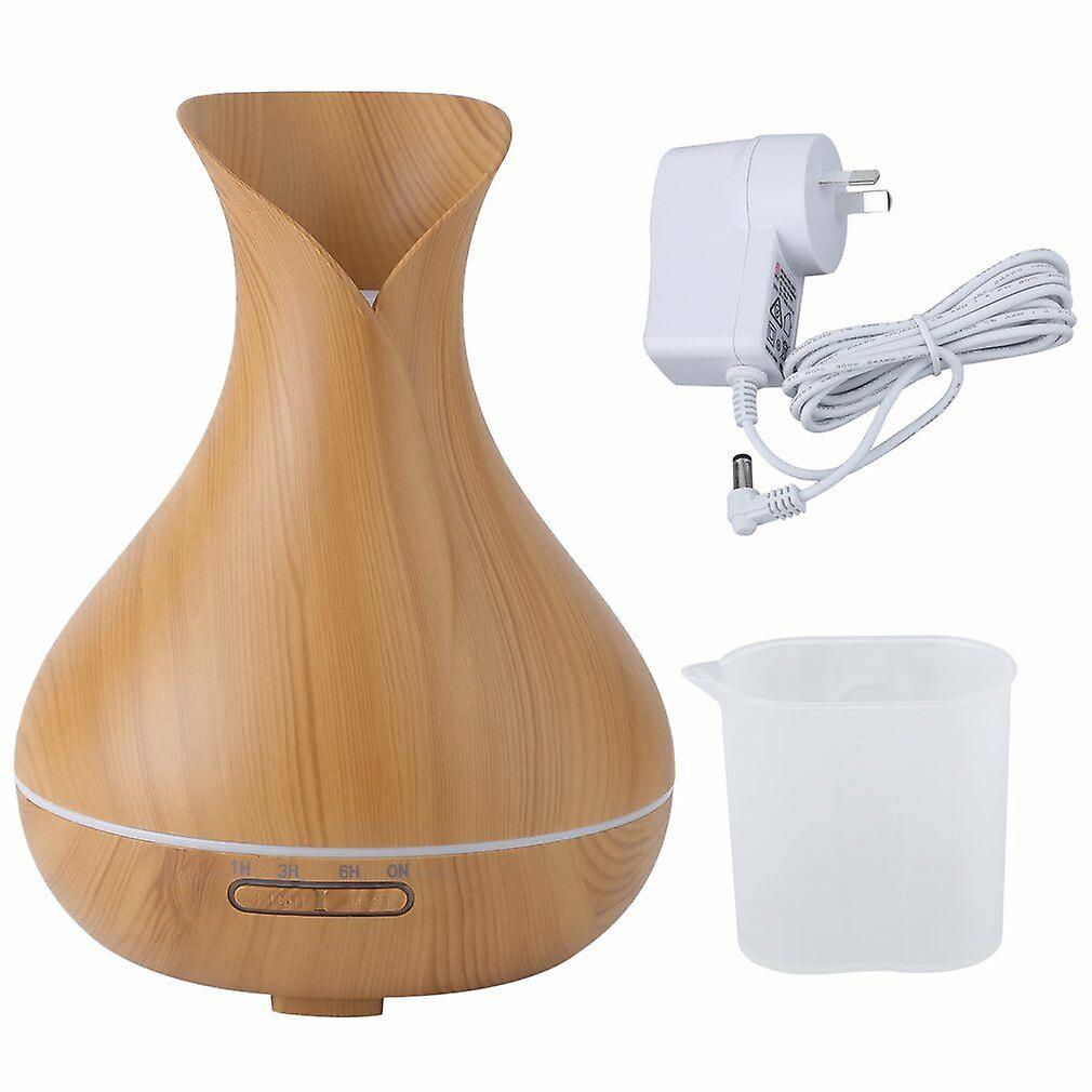 400ml Essential Oil Aroma Diffuser Wood Grain Humidifier Aromatherapy Air Mist A