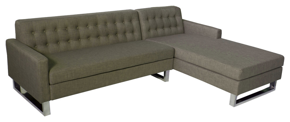 Nolan Sectional   Contemporary   Sectional Sofas   by Pangea Home  Houzz