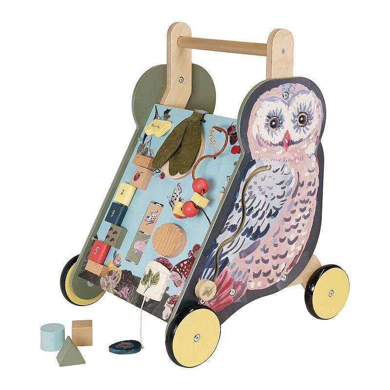 Manhattan Toy Wildwoods Owl Wooden Pushcart