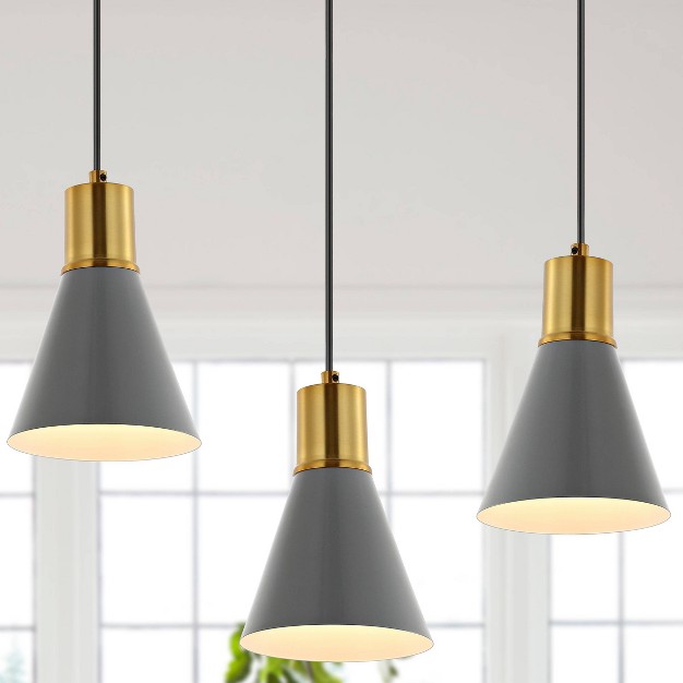 1 light Apollo Mid century Modern Iron Led Pendant Jonathan Y