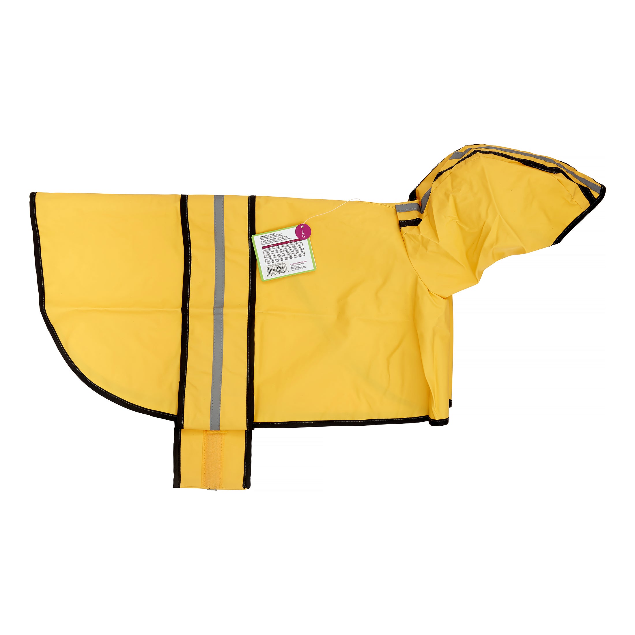 Ethical Pet Rainy Days Slicker Dog Raincoat， Large， Yellow