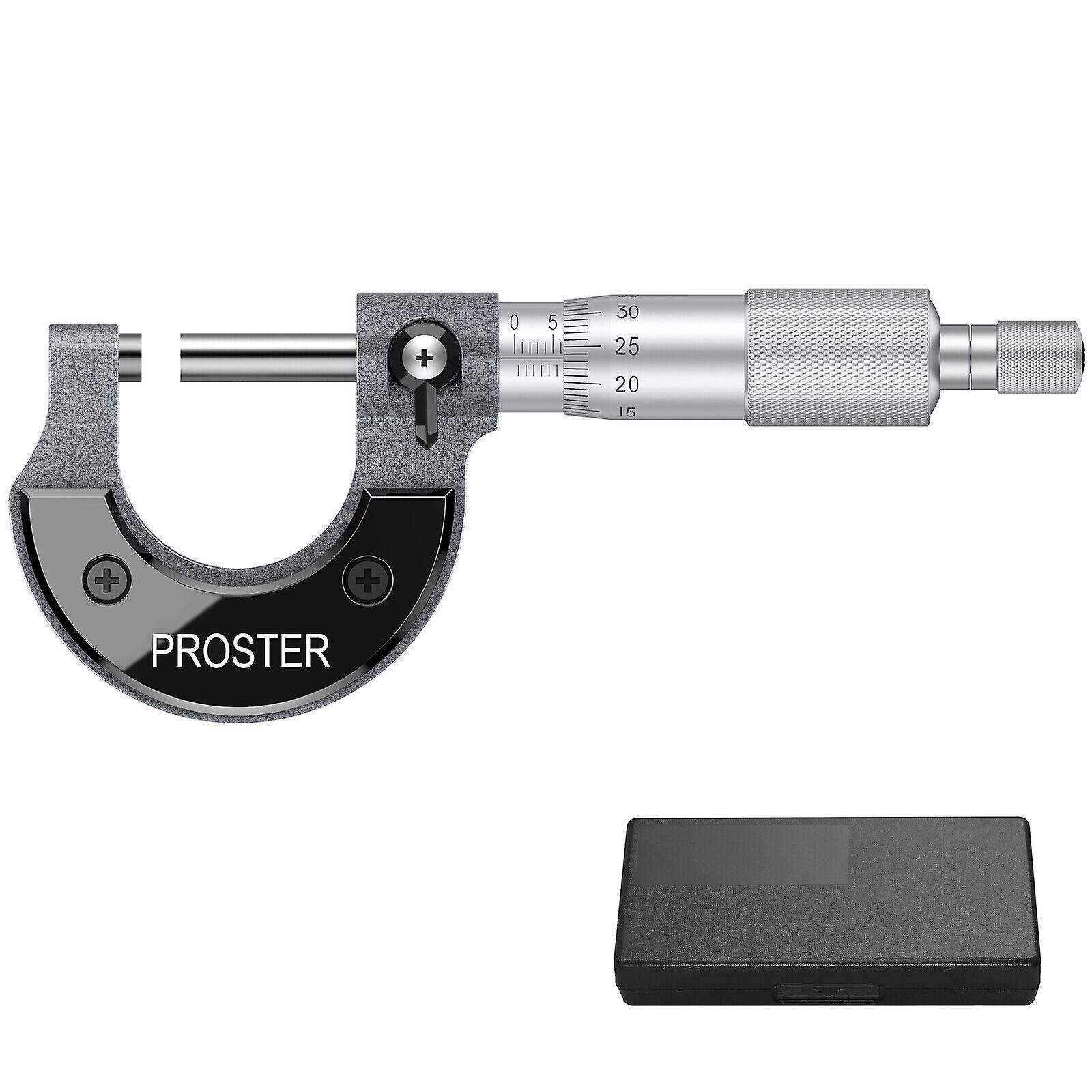 Proster Outside Micrometer 0-25mm 0.01