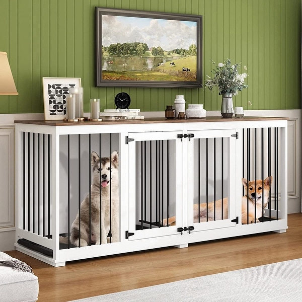 Large Dog Crate Furniture， 71