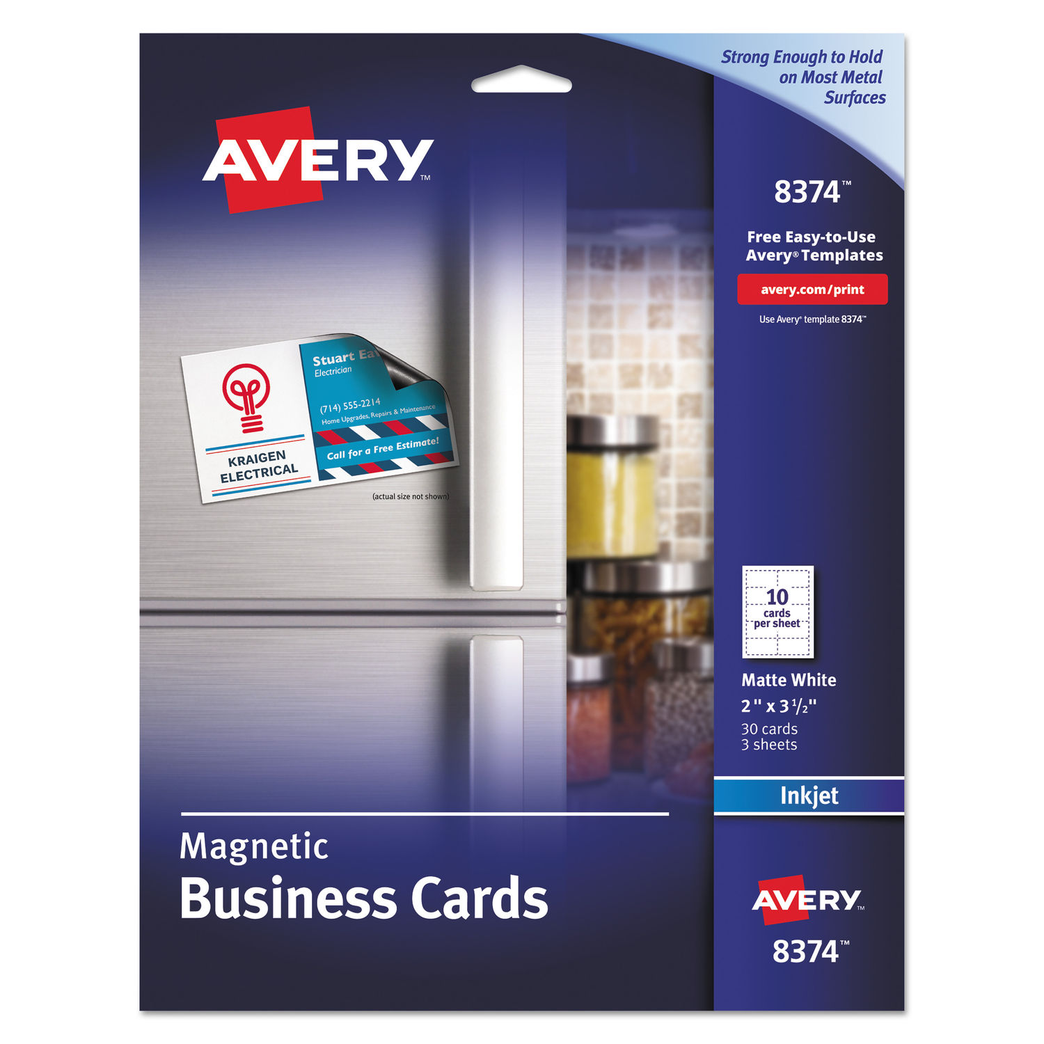 Magnetic Business Cards by Averyandreg; AVE8374