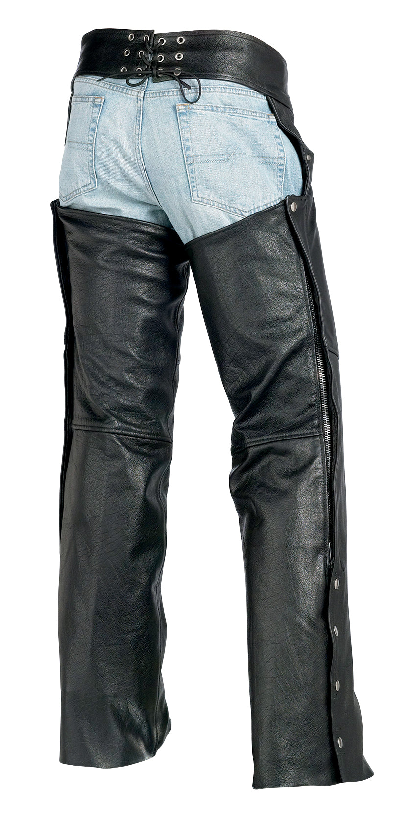 Z1R Carbine Mens Leather Chaps Black XL