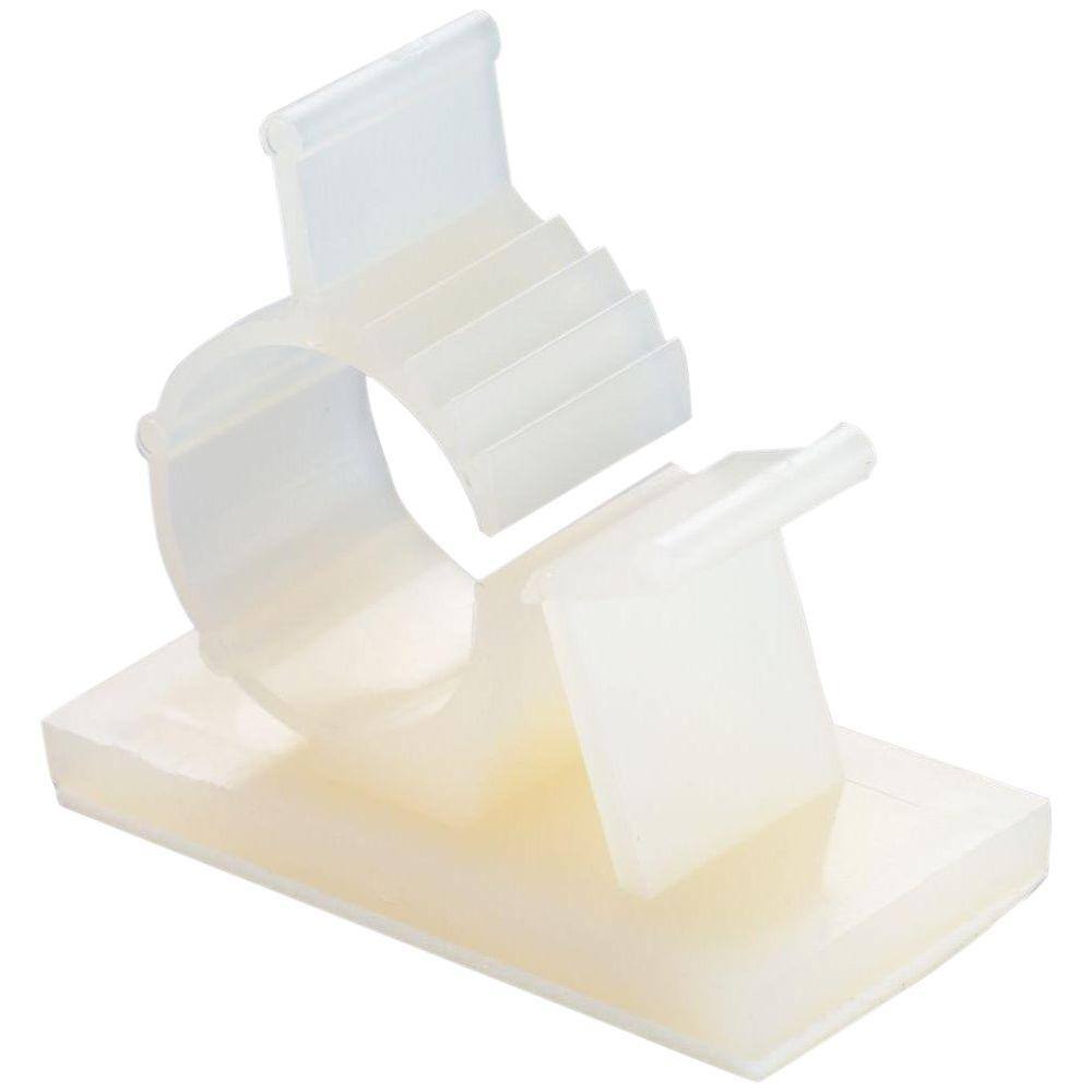 Gardner Bender 12 in. Plastic Kwik Clip White (4-Pack) GKK-1550