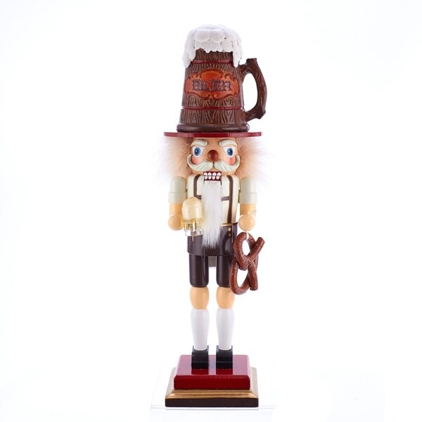 Kurt Adler 17.5Inch Hollywood™ Beer and Pretzel Nutcracker