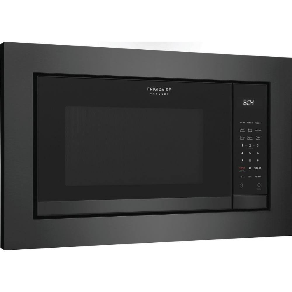 FRIGIDAIRE GALLERY 30 in Trim Kit for Built In Microwaves in Black Stainless Steel GMTK3068AD