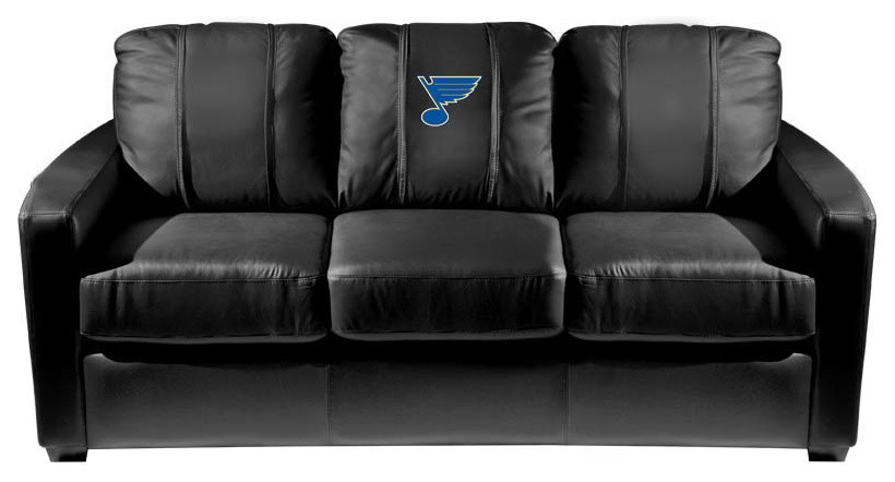 St. Louis Blues NHL Silver Sofa   Contemporary   Sofas   by DreamSeats LLC  Houzz