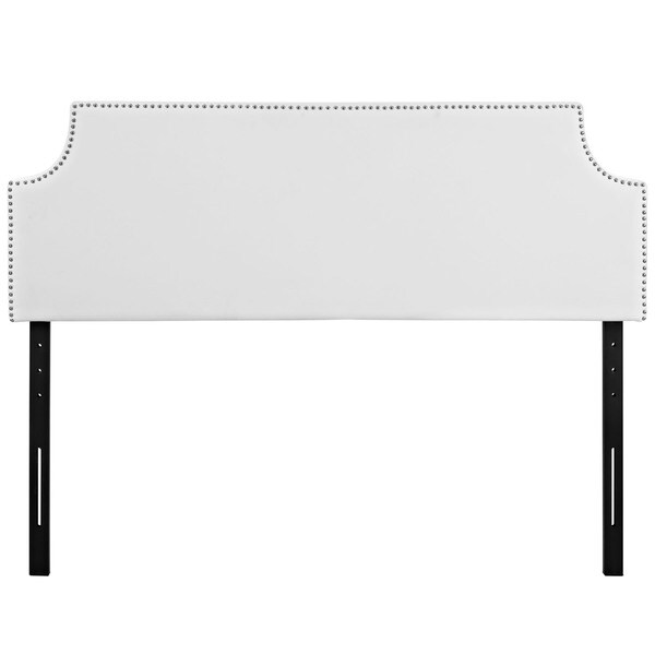 Modway Laura White Vinyl Full-size Headboard - - 12654198