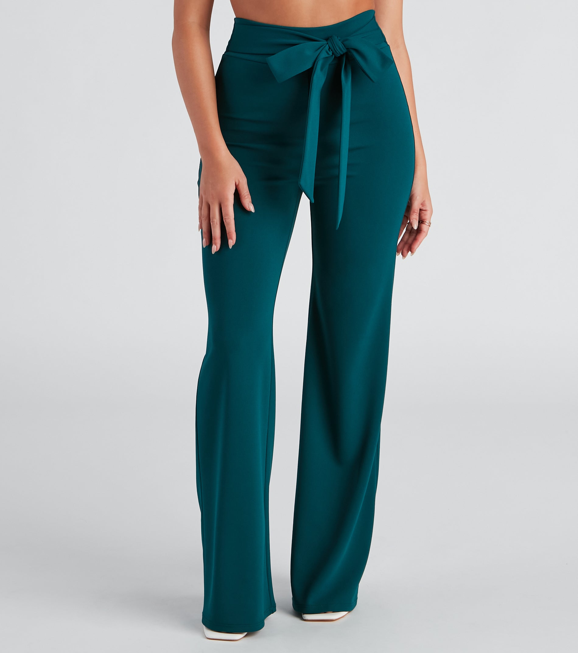 Sealed With Style Tie-Front Pants