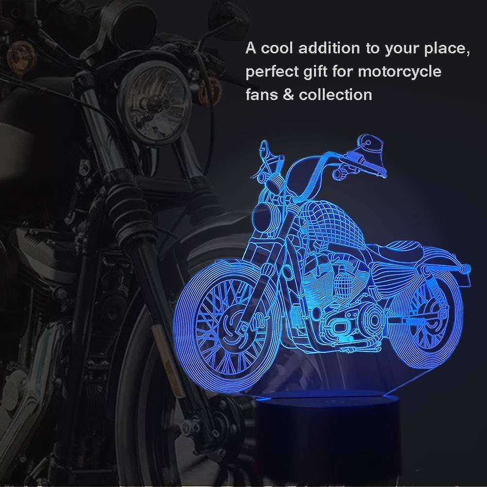 3d Usb Led Night Light Motorcycle Led Lamp 3d Model Sensor Night Light Atmosphere Lamp As Bedroom Decoration