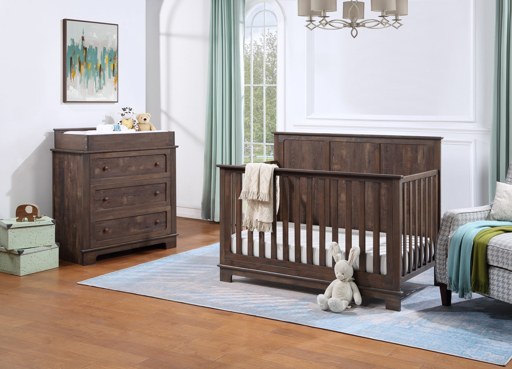 Suite Bebe Grayson 3 Drawer Dresser Rustic Barnwood