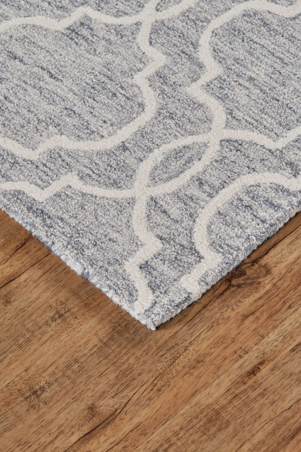 Natal Hand Tufted Gray and Ivory Rug by BD Fine