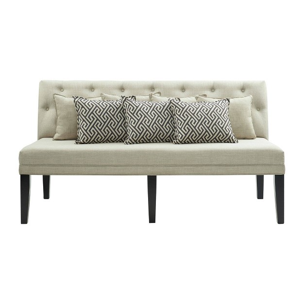 Mara Sofa With 7 Pillows Taupe Picket House Furnishings