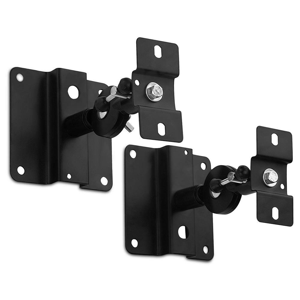 mount-it! Heavy-Duty Universal Speaker Mounts for WallsCeiling Black MI-SB03