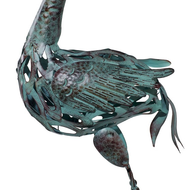 Coastal Flamingos Garden Sculpture Green Olivia amp May