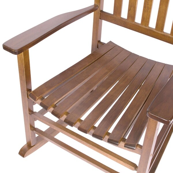 Porch and Den Steeplechase Genuine Hardwood Rocking Chair