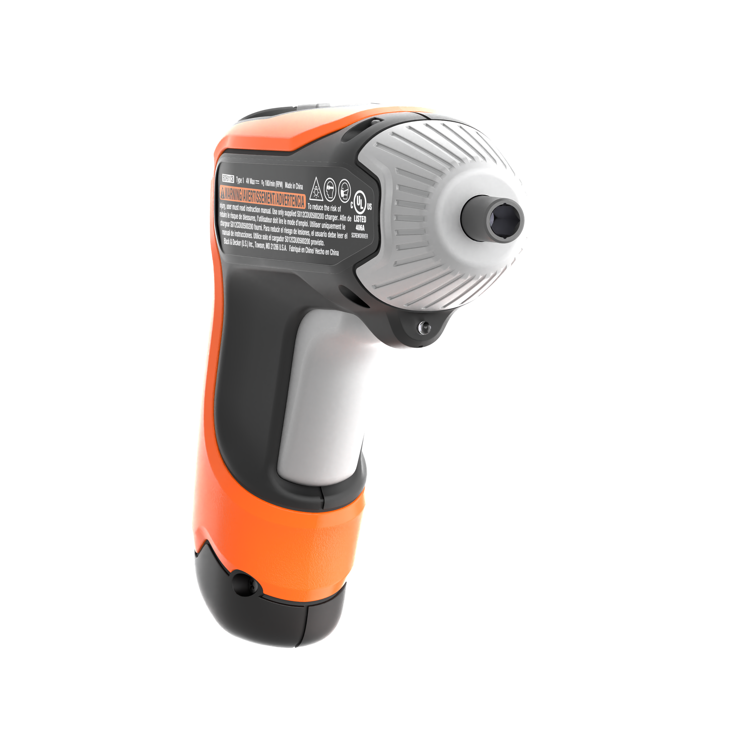 4V MAX* Cordless Screwdriver with 1-inch Screwdriver Bits